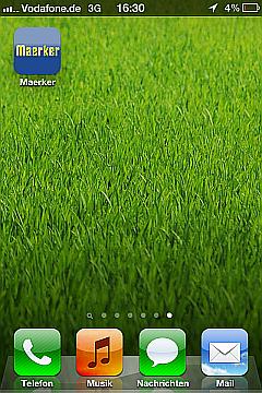 App auf dem Smartphone